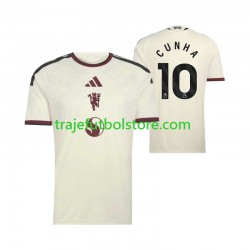 Camiseta 3ª Manchester United Matheus Cunha 10 Hombre 2026-2027 Manga Corta Camiseta 3ª Manchester United Matheus Cunha 10 Hombre 2026-2027 Manga Corta