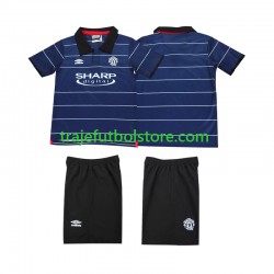 Camiseta 2ª Manchester United 2000 Retro Niño 1999 Manga Corta Camiseta 2ª Manchester United 2000 Retro Niño 1999 Manga Corta