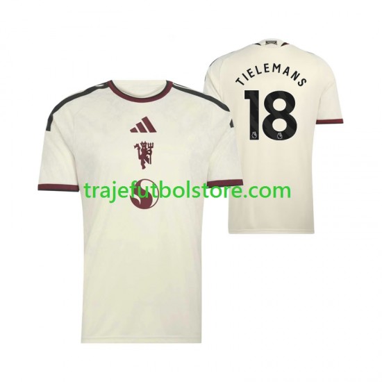 Camiseta 3ª Manchester United Youri Tielemans 18 Hombre 2026-2027 Manga Corta