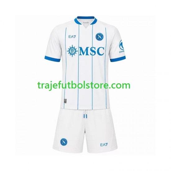Camiseta 2ª Napoli Niño 2026-2027 Manga Corta