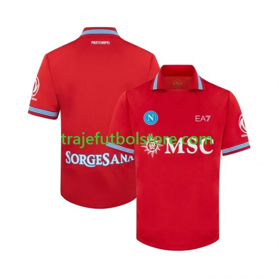 Camiseta 3ª Napoli Hombre 2026-2027 Manga Corta