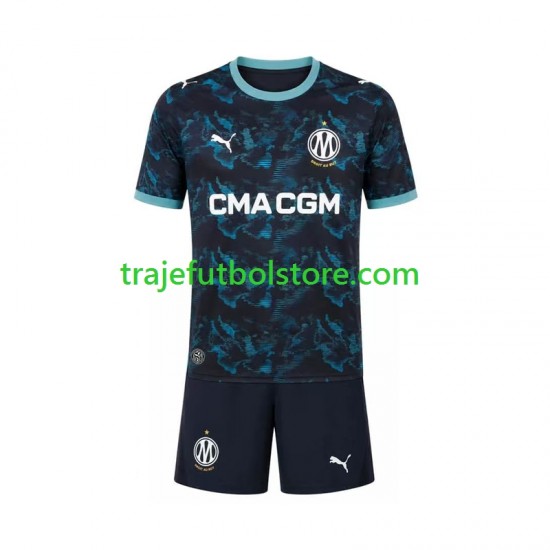 Camiseta 2ª Olympique de Marsella Niño 2026-2027 Manga Corta