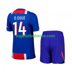 Camiseta 1ª Paris Saint-Germain Desire Doue 14 Niño 2026-2027 Manga Corta