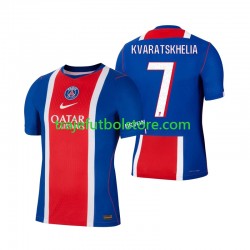 Camiseta 1ª Paris Saint-Germain Khvicha Kvaratskhelia 7 Hombre 2026-2027 Manga Corta Camiseta 1ª Paris Saint-Germain Khvicha Kvaratskhelia 7 Hombre 2026-2027 Manga Corta