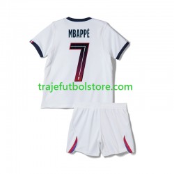 Camiseta 2ª Paris Saint-Germain Mbappé Kylian 7 Niño 2026-2027 Manga Corta