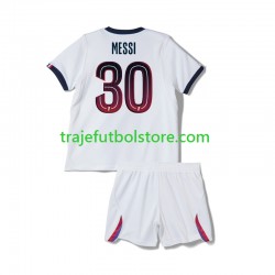 Camiseta 2ª Paris Saint-Germain Lionel Messi 30 Niño 2026-2027 Manga Corta