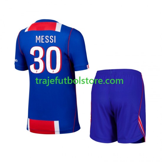 Camiseta 1ª Paris Saint-Germain Lionel Messi 30 Niño 2026-2027 Manga Corta