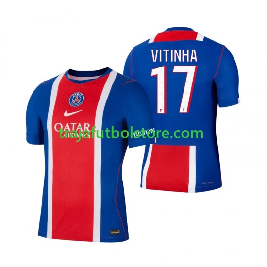 Camiseta 1ª Paris Saint-Germain Vitinha 17 Hombre 2026-2027 Manga Corta