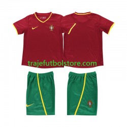 Camiseta 1ª Portugal Retro Niño 2002 Manga Corta Camiseta 1ª Portugal Retro Niño 2002 Manga Corta