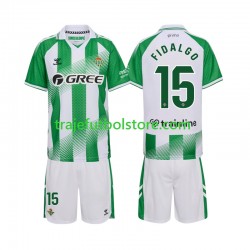 Camiseta 1ª Real Betis Fidalgo 15 Niño 2026-2027 Manga Corta