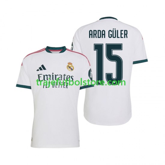 Camiseta 1ª Real Madrid Arda Guler 15 Hombre 2026-2027 Manga Corta