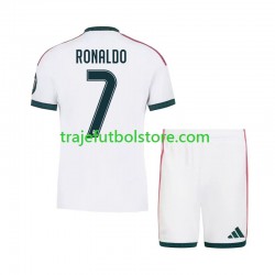 Camiseta 1ª Real Madrid Cristiano Ronaldo 7 Niño 2026-2027 Manga Corta