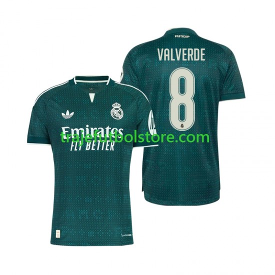 Camiseta 2ª Real Madrid Federico Valverde 8 Hombre 2026-2027 Manga Corta