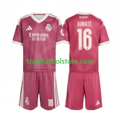 Camiseta 3ª Real Madrid Ibrahima Konate 16 Niño 2026-2027 Manga Corta Camiseta 3ª Real Madrid Ibrahima Konate 16 Niño 2026-2027 Manga Corta