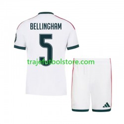 Camiseta 1ª Real Madrid Jude Bellingham 5 Niño 2026-2027 Manga Corta