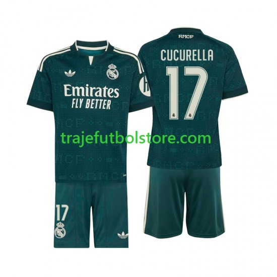 Camiseta 2ª Real Madrid Marc Cucurella 17 Niño 2026-2027 Manga Corta