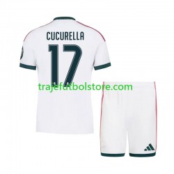 Camiseta 1ª Real Madrid Marc Cucurella 17 Niño 2026-2027 Manga Corta