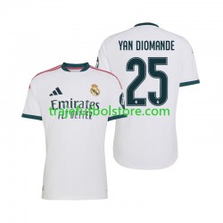 Camiseta 1ª Real Madrid Yan Diomande 25 Hombre 2026-2027 Manga Corta