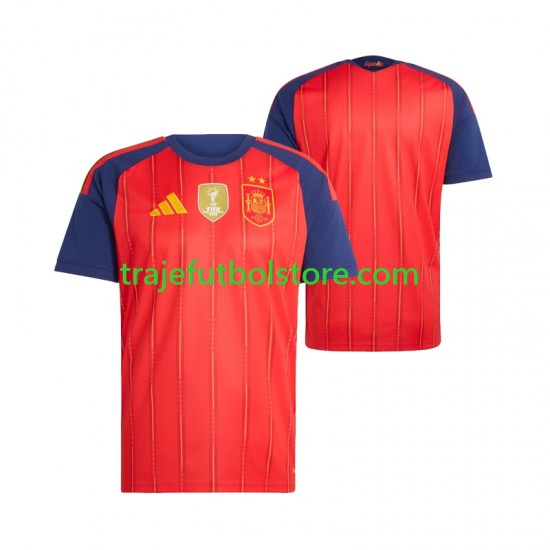 Camiseta 1ª España 2-star Hombre 2026-2027 Manga Corta