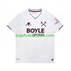 Camiseta 2ª West Ham United Hombre 2026-2027 Manga Corta