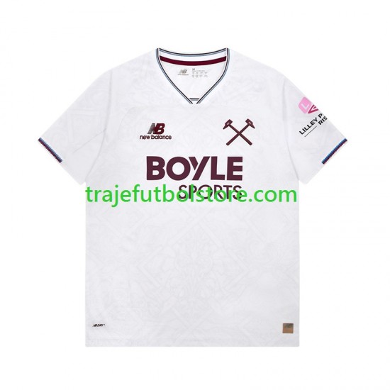Camiseta 2ª West Ham United Hombre 2026-2027 Manga Corta