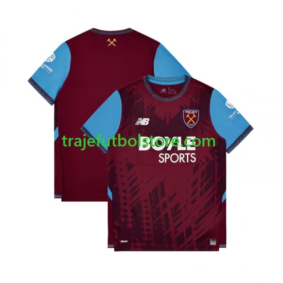 Camiseta 1ª West Ham United Hombre 2026-2027 Manga Corta