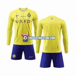 Camiseta 1ª Al-Nassr Niño 2023-2024 ML