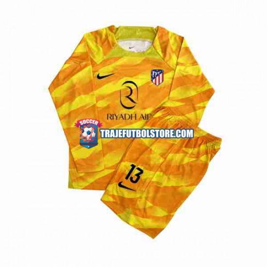 Camiseta Atlético Madrid Jan Oblak 13 Orangecolor Portero Niño 2023-2024 ML
