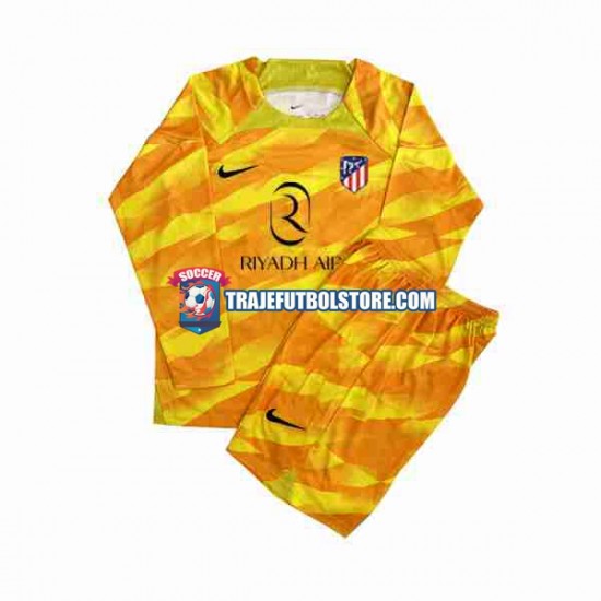 Camiseta Atlético Madrid Orangecolor Portero Niño 2023-2024 ML
