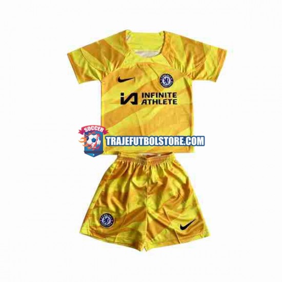 Camiseta 1ª Chelsea Portero Niño 2023-2024 Manga Corta