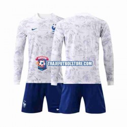 Camiseta 2ª Francia Niño Copa Mundial 2022 ML