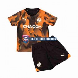 Camiseta 3ª Olympique de Marsella Niño 2023-2024 Manga Corta