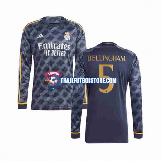Camiseta 2ª Real Madrid Jude Bellingham 5 Hombre 2023-2024 ML