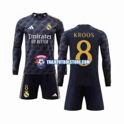 Camiseta 2ª Real Madrid Kroos 8 Niño 2023-2024 ML