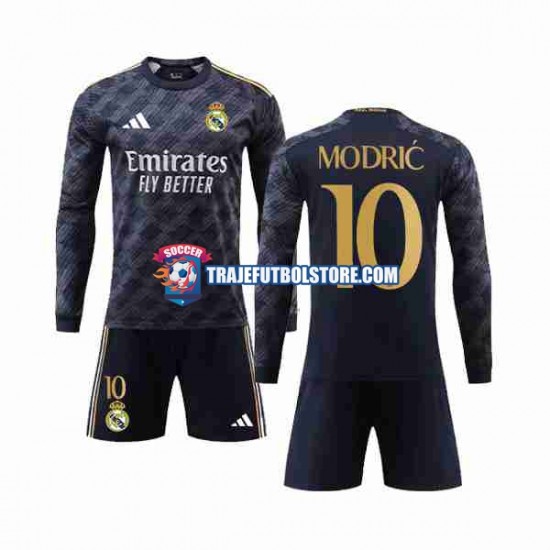 Camiseta 2ª Real Madrid Modrić Luka 10 Niño 2023-2024 ML
