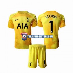 Camiseta 1ª Tottenham Hotspur Hugo Lloris 1 Portero Niño 2022-2023 Manga Corta
