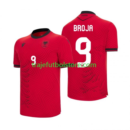 Camiseta 1ª Albania Armando Broja 9 Hombre Copa Mundial 2026 Manga Corta