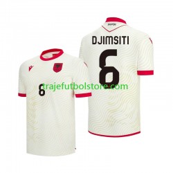 Camiseta 2ª Albania Berat Djimsiti 6 Hombre Copa Mundial 2026 Manga Corta