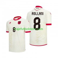 Camiseta 2ª Albania Kristjan Asllani 8 Hombre Copa Mundial 2026 Manga Corta