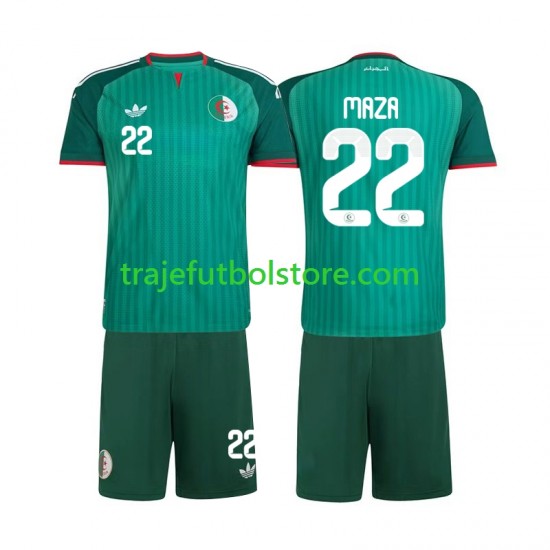 Camiseta 2ª Argelia Ibrahim Maza 22 Niño 2026 Manga Corta