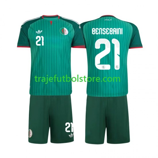 Camiseta 2ª Argelia Ramy Bensebaini 21 Niño 2026 Manga Corta
