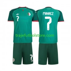 Camiseta 2ª Argelia Riyad Mahrez 7 Niño 2026 Manga Corta