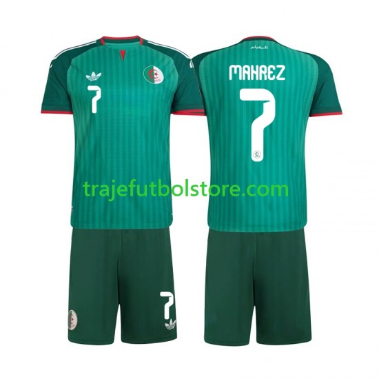 Camiseta 2ª Argelia Riyad Mahrez 7 Niño 2026 Manga Corta