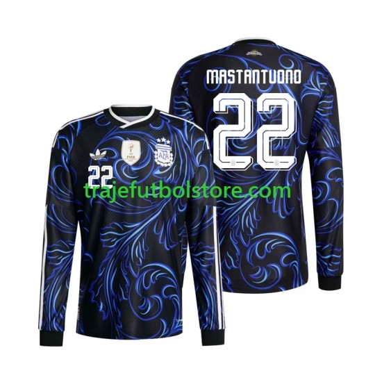 Camiseta 2ª Argentina Franco Mastantuono 22 Hombre Copa Mundial 2026 ML