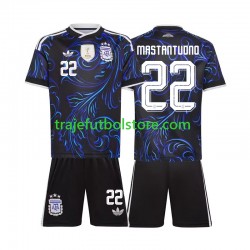 Camiseta 2ª Argentina Franco Mastantuono 22 Niño Copa Mundial 2026 Manga Corta Camiseta 2ª Argentina Franco Mastantuono 22 Niño Copa Mundial 2026 Manga Corta