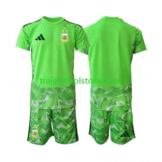 Camiseta 3ª Argentina Portero Niño Copa Mundial 2026 Manga Corta