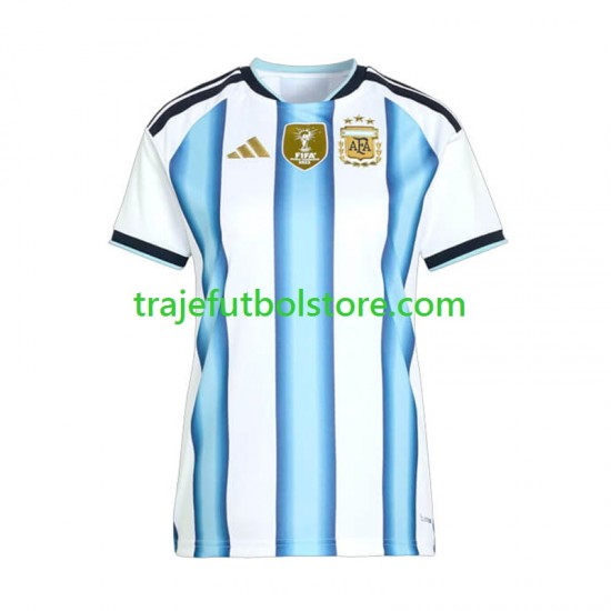 Camiseta 1ª Argentina Mujer Copa Mundial 2026 Manga Corta