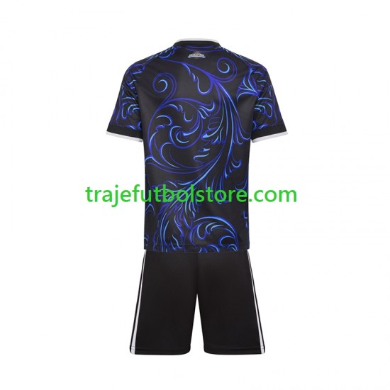 Camiseta 2ª Argentina Niño Copa Mundial 2026 Manga Corta