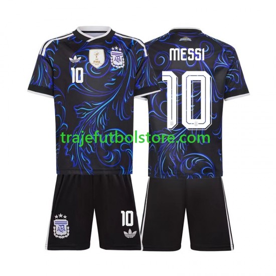 Camiseta 2ª Argentina Lionel Messi 10 Niño Copa Mundial 2026 Manga Corta