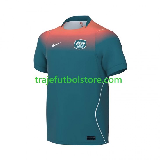 Camiseta 2ª Australia Hombre Copa Mundial 2026 Manga Corta
